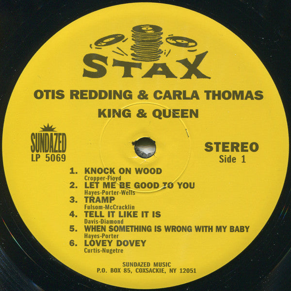 Otis Redding & Carla Thomas - King & Queen Vinyl LP Album Reissue (VG+ Condition) - Perfect for Soul Music Collectors & Vinyl Enthusiasts