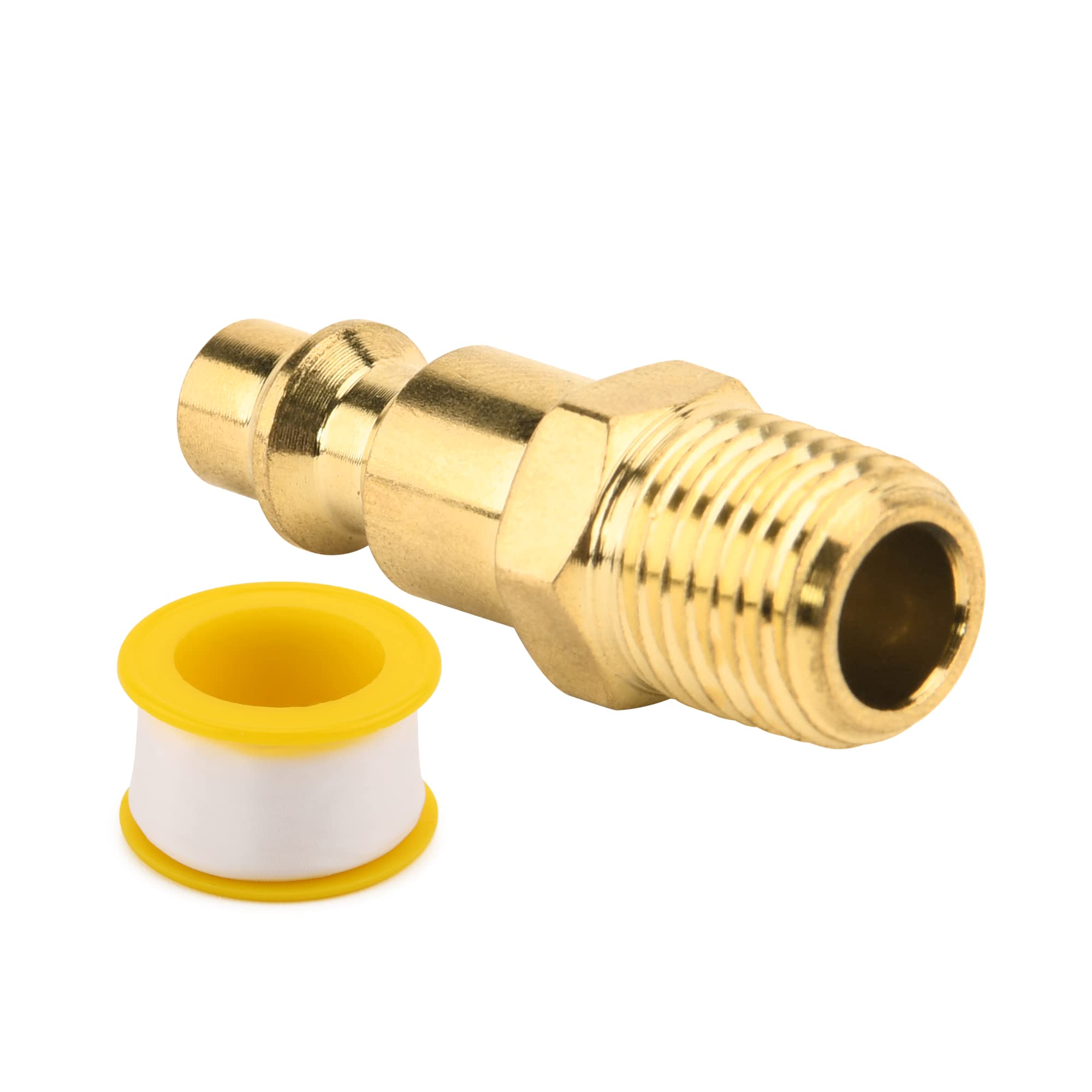 SILATU 1/4 Inch Quick Connect Air Hose Fittings - Male Air Coupler and Plug Kit for Air Tools, Pneumatic Tools, Compressors | Perfect for Automotive, Workshop, and DIY Projects
