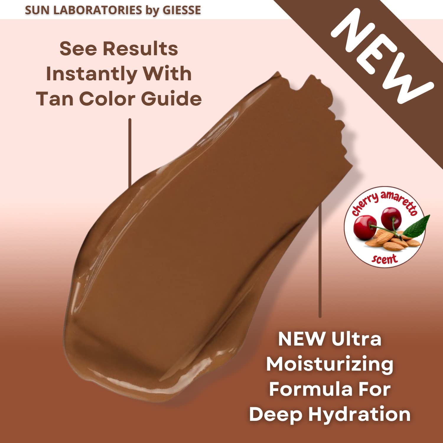 Sun Laboratories Dark Sunsation Self Tanner Lotion with Mitt – Organic Instant Sunless Tanning Lotion for Deep Natural Glow | At-Home Tanning, Pre-Vacation Prep, Year-Round Bronze Look