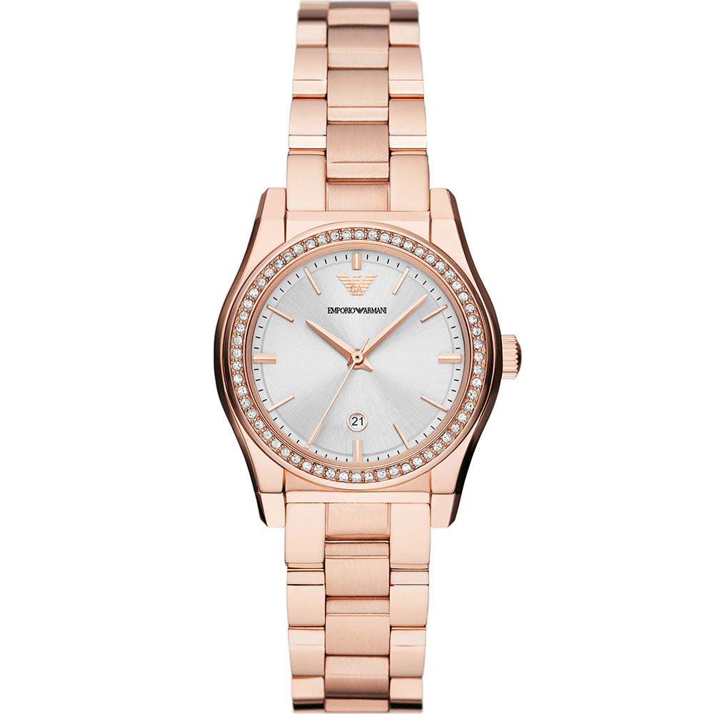 Emporio Armani AR11558 Federica Women's Watch - Luxury Stainless Steel Chronograph with Date Display | Perfect for Business, Formal Events & Everyday Wear