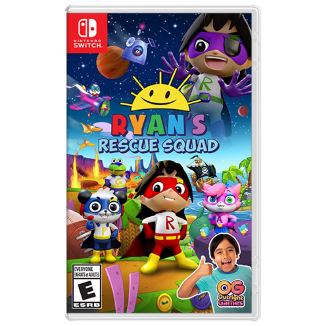 Ryan's Rescue Squad - Nintendo Switch Game | Exciting Adventure for Kids & Families | Perfect for Home & Travel Entertainment