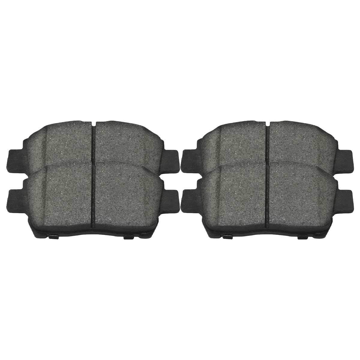 AutoShack Premium Ceramic Front Brake Pads Set - Compatible with 2000-2005 Toyota Celica, MR2 Spyder, Echo, Prius, Scion xA/xB, iQ - Low Noise & Dust Free - Perfect for City Driving & Daily Commute