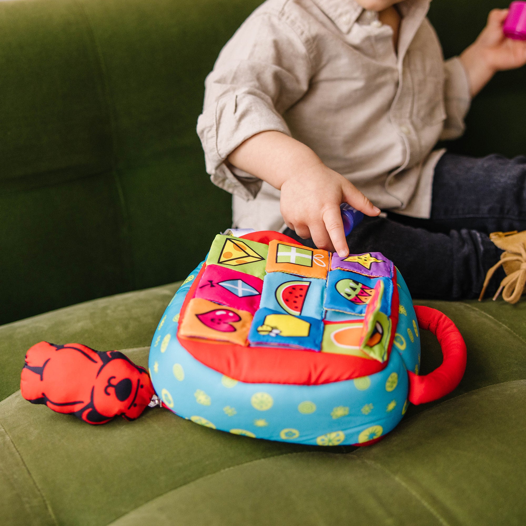 K's Kids Take Along Shape Sorter - Portable Educational Toy for Toddlers | Shape Learning & Fine Motor Skills Development | Perfect for Travel, Daycare & Home Play