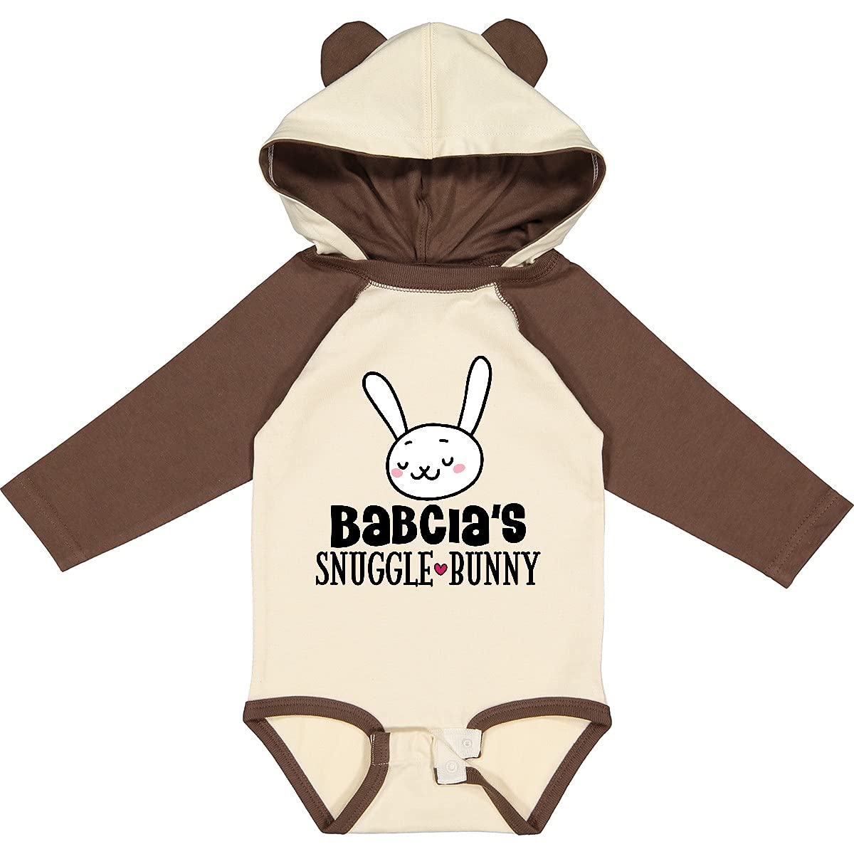 Inktastic Babcia Snuggle Bunny Easter Long Sleeve Baby Bodysuit - Cute Easter Outfit for Infants & Newborns - Perfect for Easter Photos, Family Gatherings & Spring Celebrations