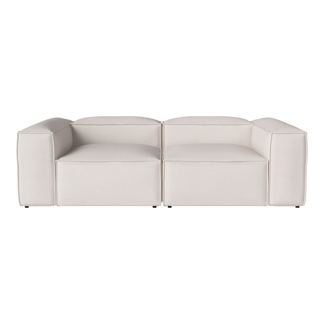 Cosima 2-Seater Sofa - Modern Fabric Loveseat for Small Spaces | Perfect for Living Room, Apartment & Office Waiting Area