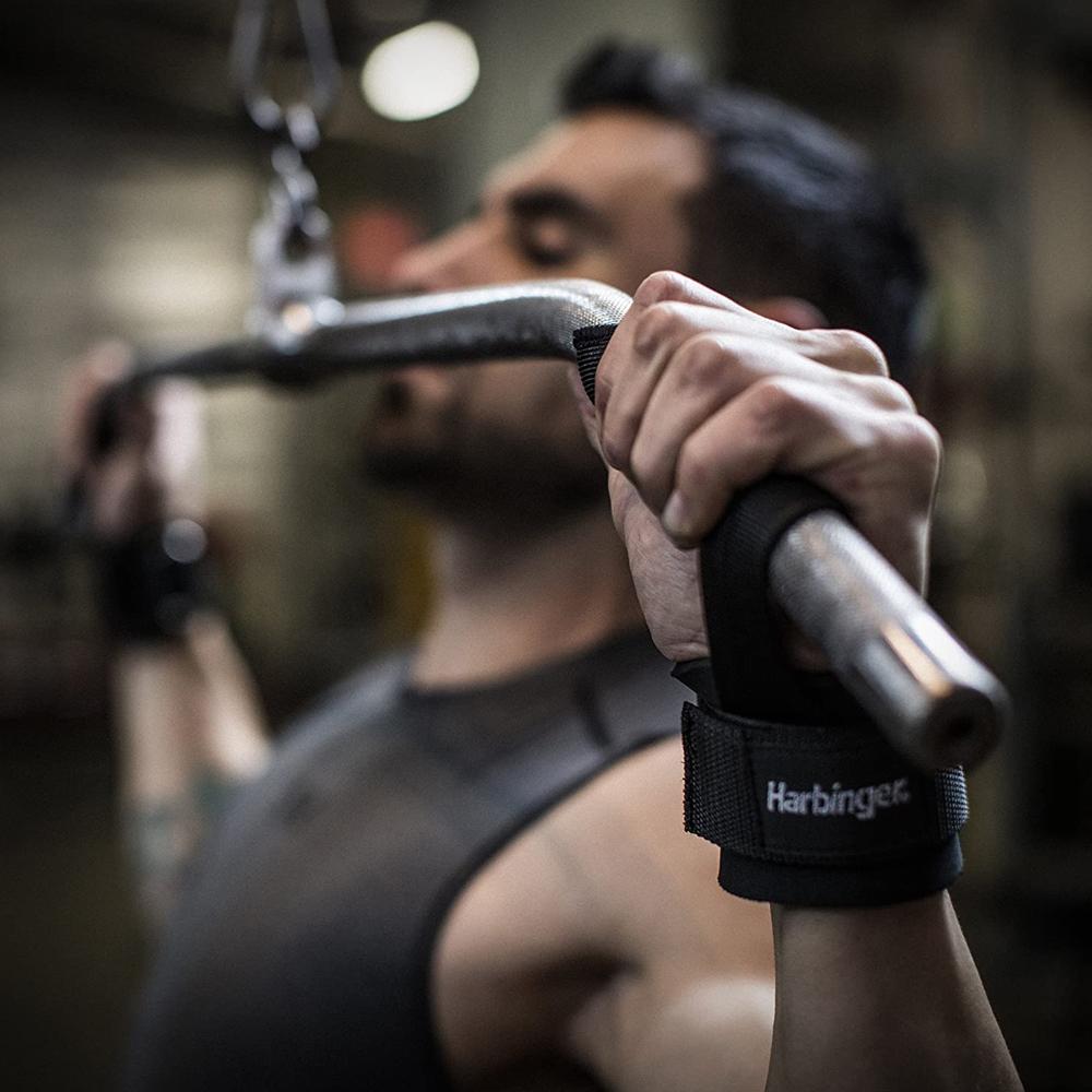 Harbinger Big Grip Lifting Straps - Weightlifting Wrist Support for Powerlifting, Deadlifts & Strength Training - Premium Gym Accessories for Men & Women