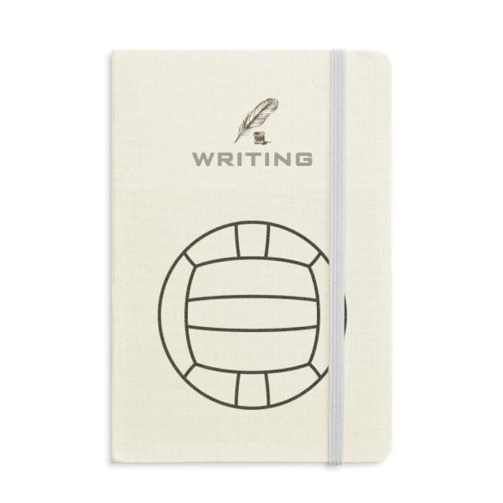Volleyball Sport Line Drawing Pattern Writing Notebook - Classic A5 Journal Diary for Athletes, Coaches & Volleyball Fans - Perfect for Training Notes, Game Strategies & Personal Reflections