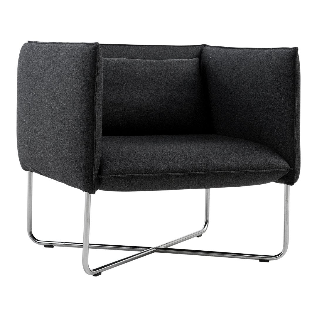 Busk Hertzog Groove Chair - Modern Lounge Chairs with Softline Comfort for Living Room, Patio & Office Relaxation