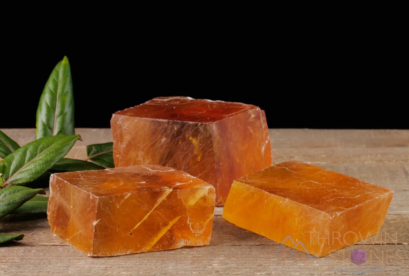 Orange Calcite Raw Crystal - Medium Rhombohedron Shape for Metaphysical Healing, Home Decor, and Crystal Collection | Perfect for Meditation, Energy Work, and Spiritual Decor (E1461)