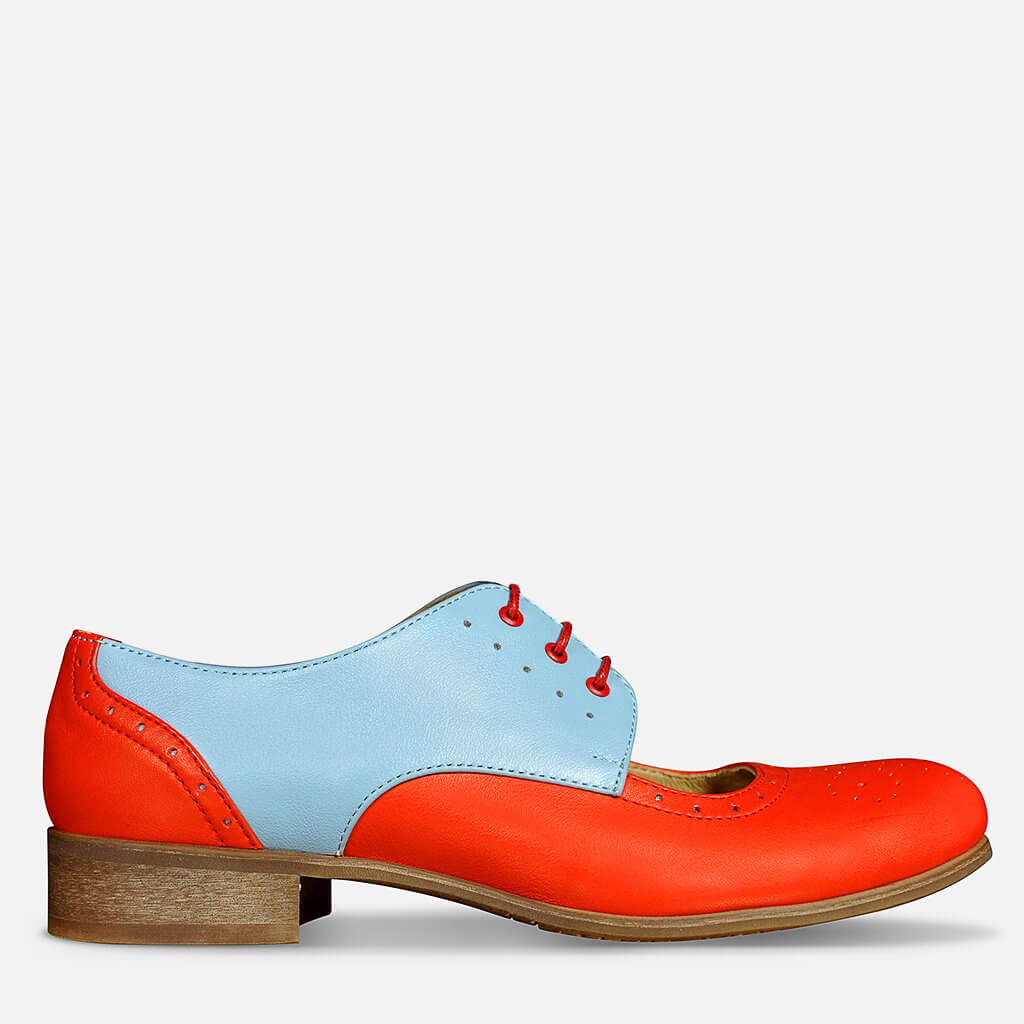 Florence Cutout Oxford Shoes for Women - Stylish & Comfortable Leather Loafers - Perfect for Office, Business Casual & Everyday Wear