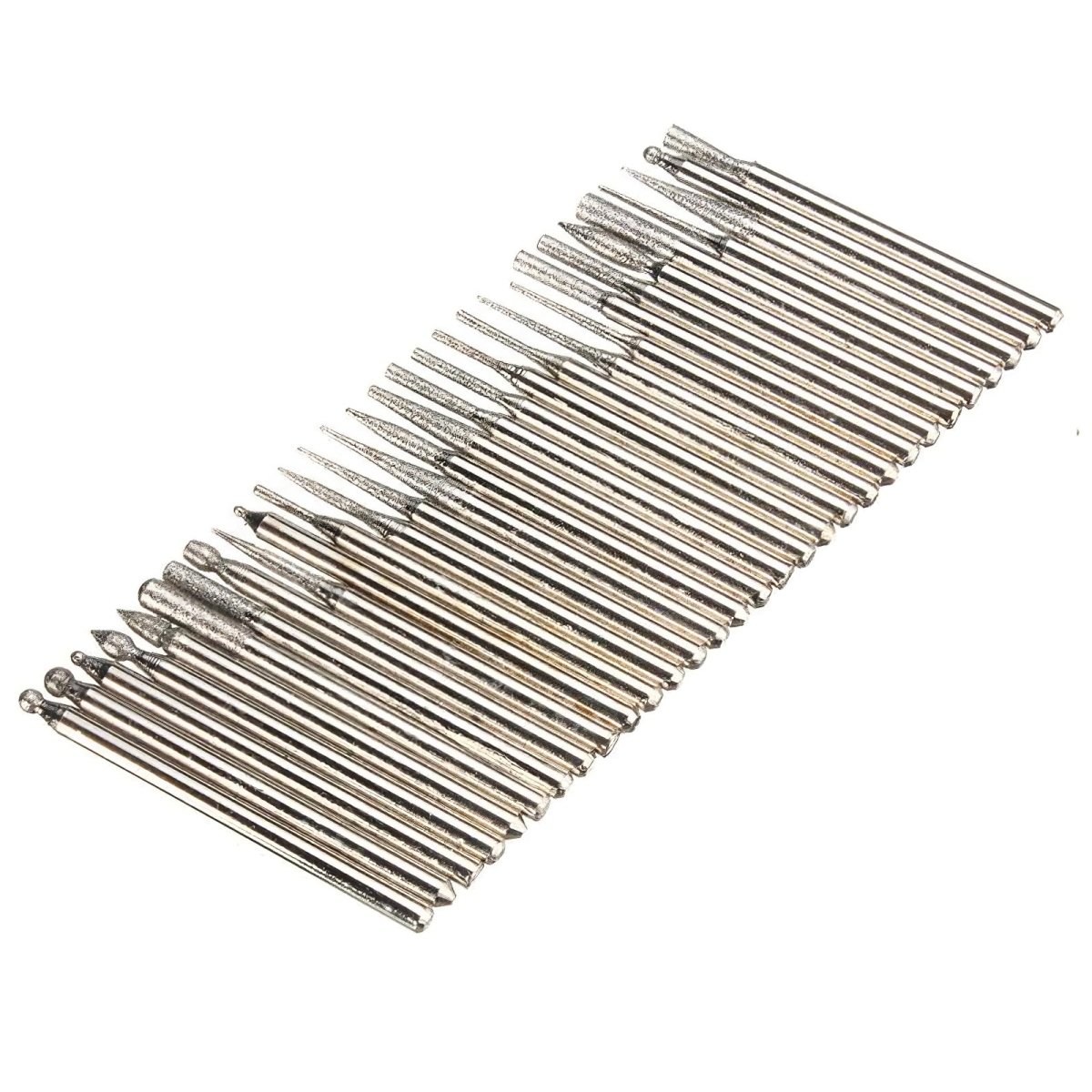 30 Pcs Professional Nail Drill Bits Kit - Carbide Rotary Burr Set for Acrylic Nails, Gel Polish & Manicure - Perfect for Nail Salons & DIY Home Nail Care