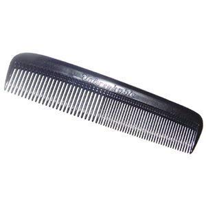 5 Pack Black Unbreakable Pocket Comb for Men - Round Teeth Beard & Mustache Comb, Pain-Free Hair Styling | Travel-Friendly, Non-Toxic & Durable for Home, Office & On-The-Go Grooming