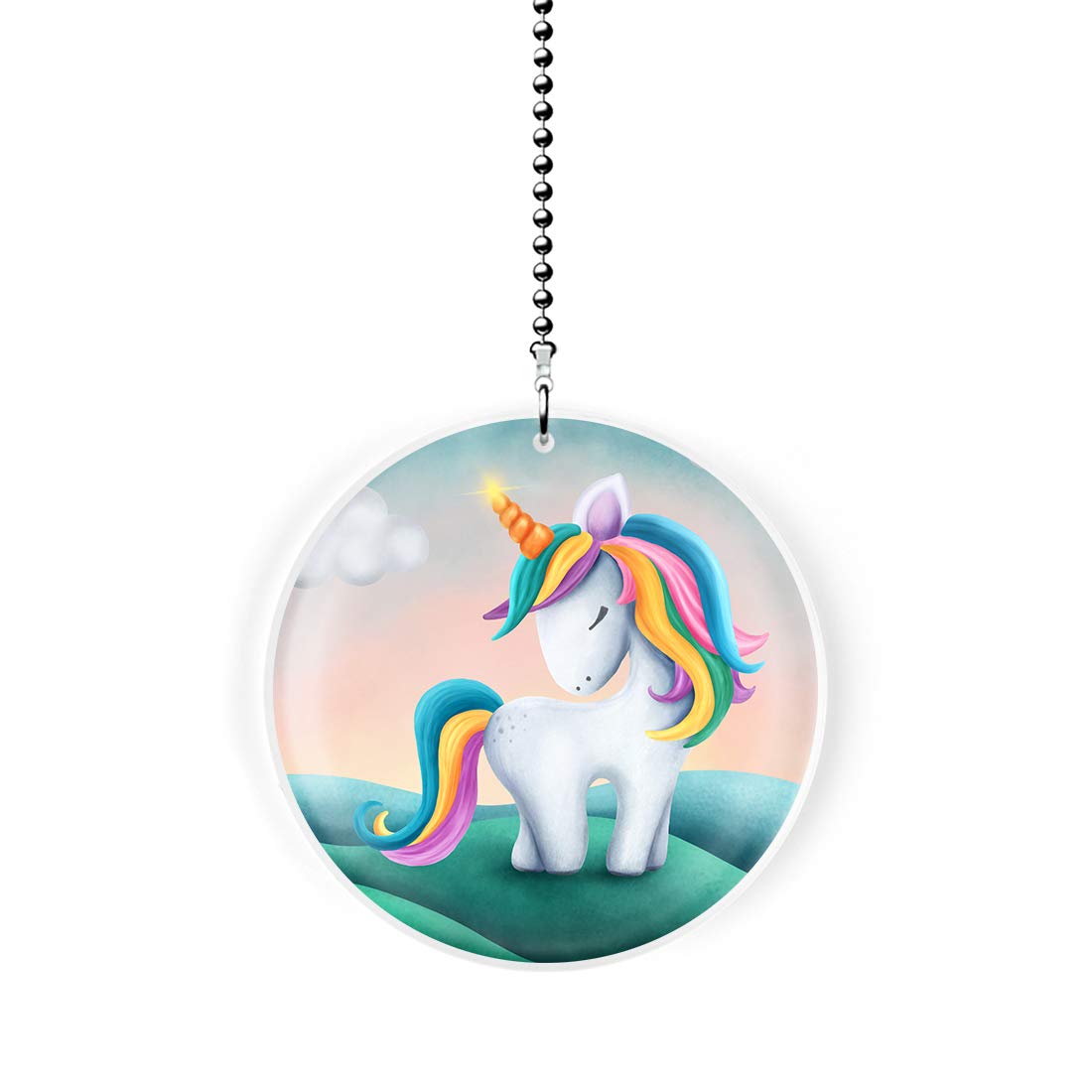 Magical Unicorn Night Light & Fan Pull - Perfect for Kids' Bedrooms, Nurseries & Themed Parties