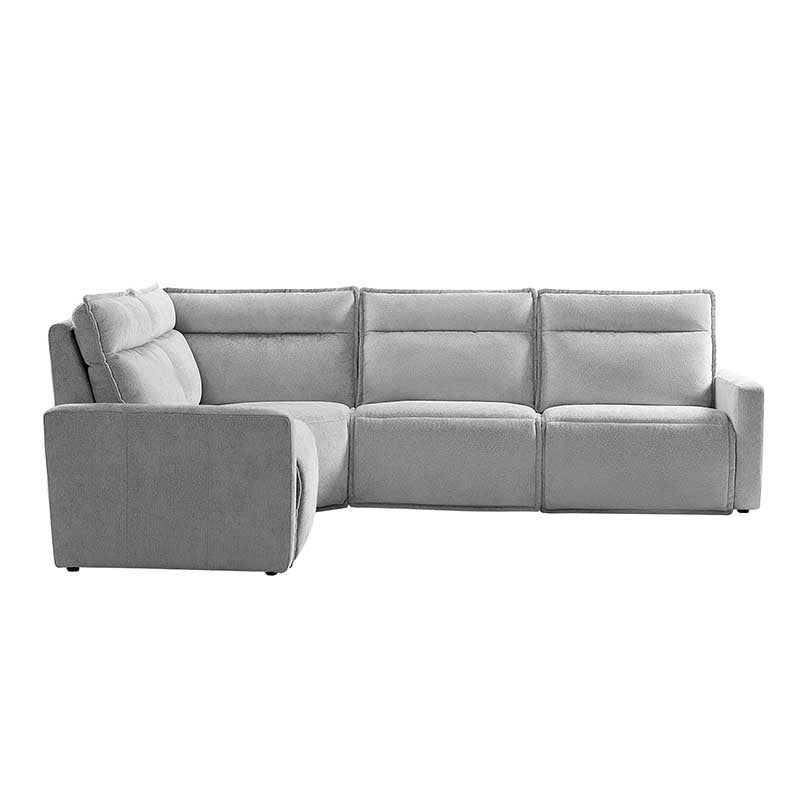 Essentia Power Reclining Corner Sofa - Easy Care Fabric Sectional Couch with USB Charging for Living Room, Home Theater & Family Room Comfort