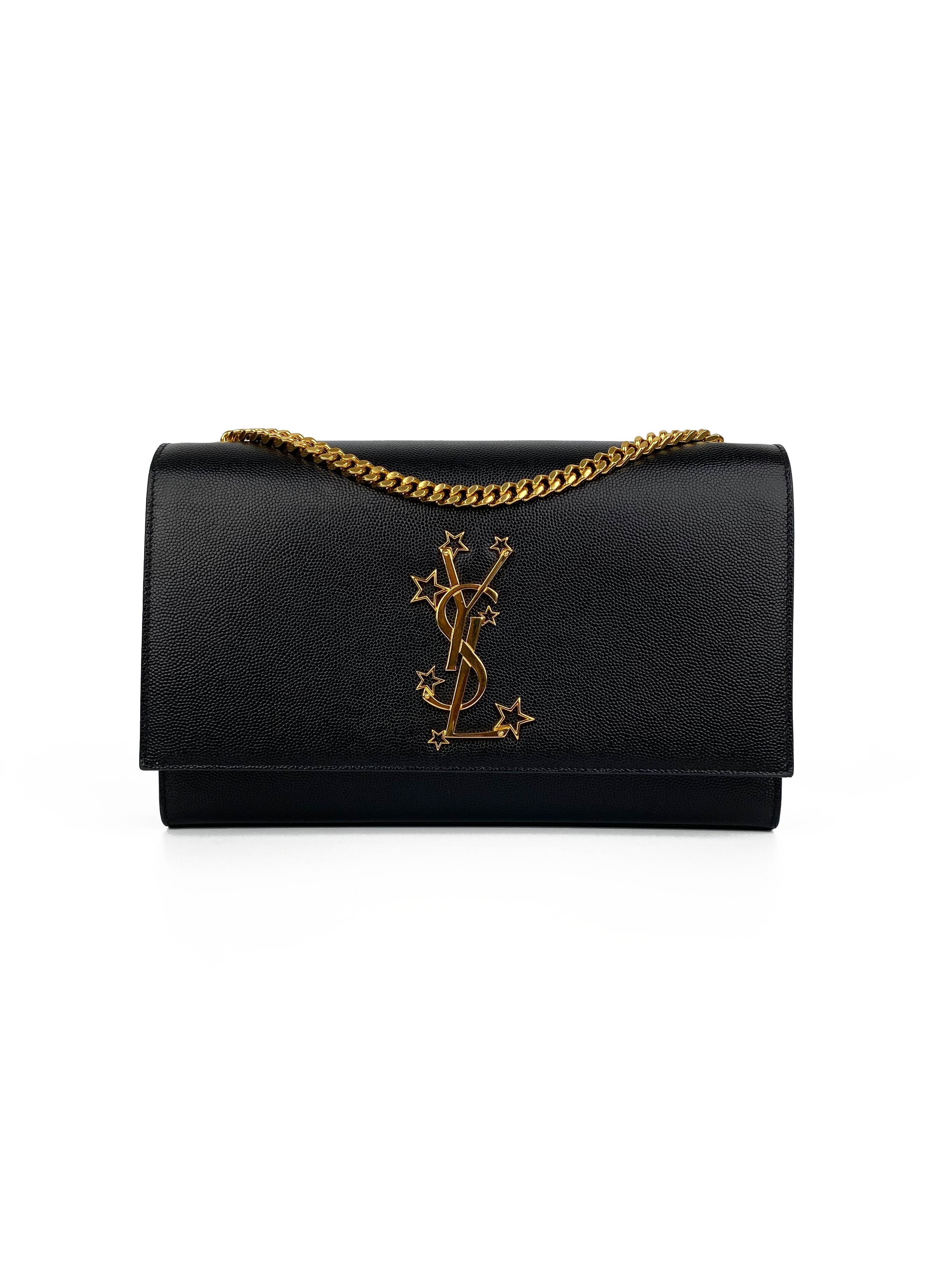 Saint Laurent Limited Edition Black Star Kate Bag - Luxury Designer Handbag for Women | Perfect for Evening Parties, Date Nights & Special Occasions