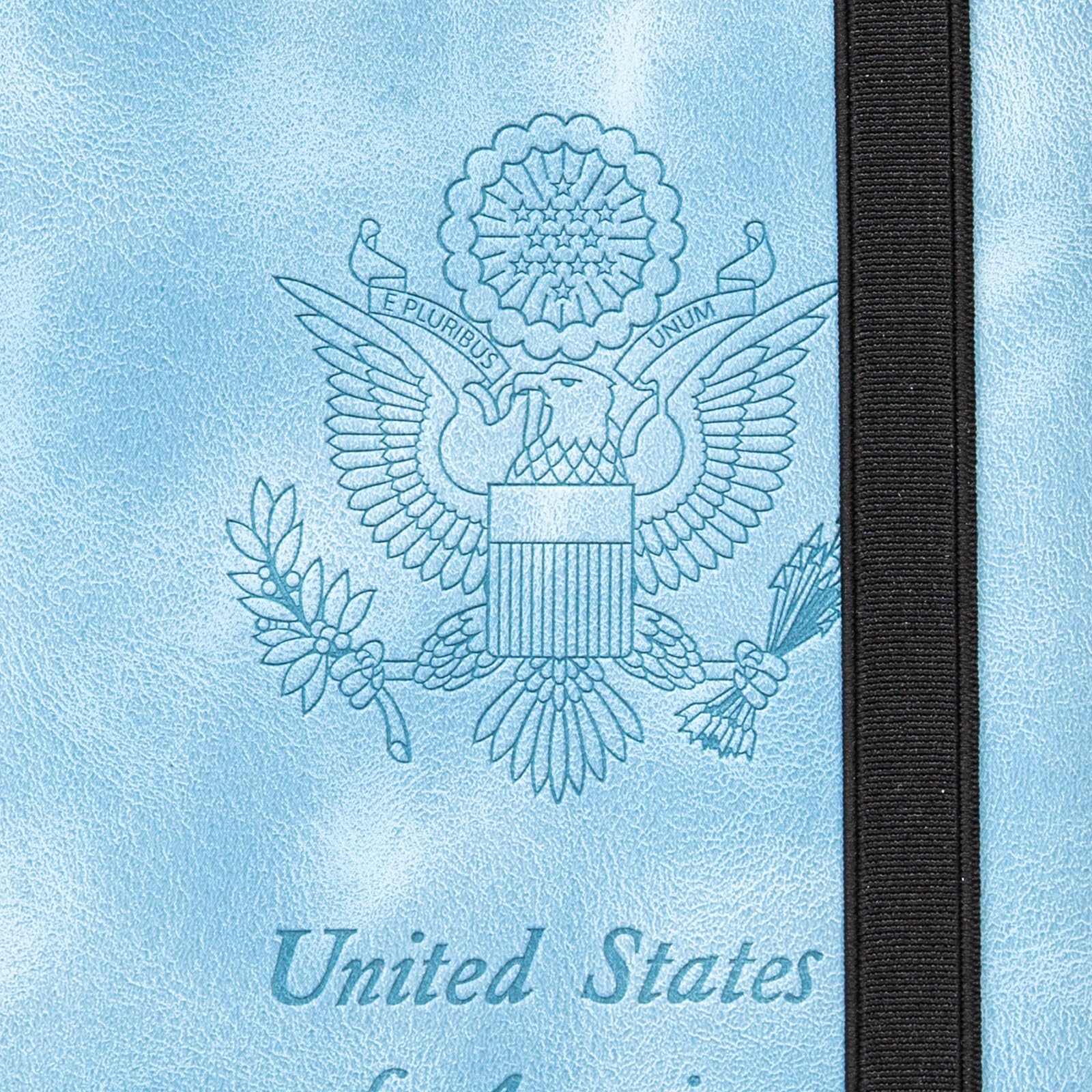 Premium RFID Blocking Passport Holder & Travel Wallet - Secure Leather Cover for Men & Women - Light Blue - Ideal for Airports, Business Trips & International Travel
