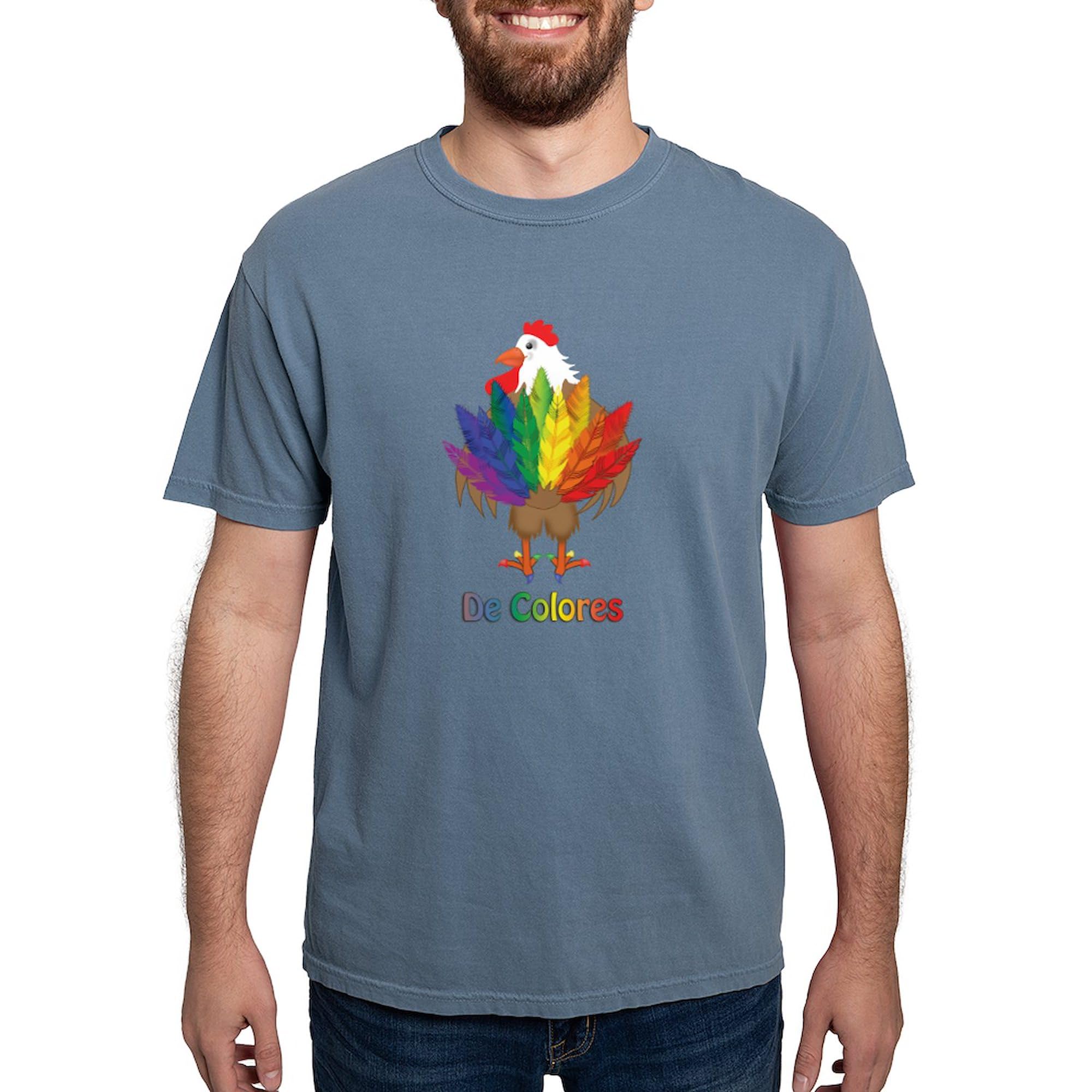 De Colores Rooster T-Shirt for Men | Comfort Colors Cotton Tee | Casual Wear & Gifts for Rooster Lovers