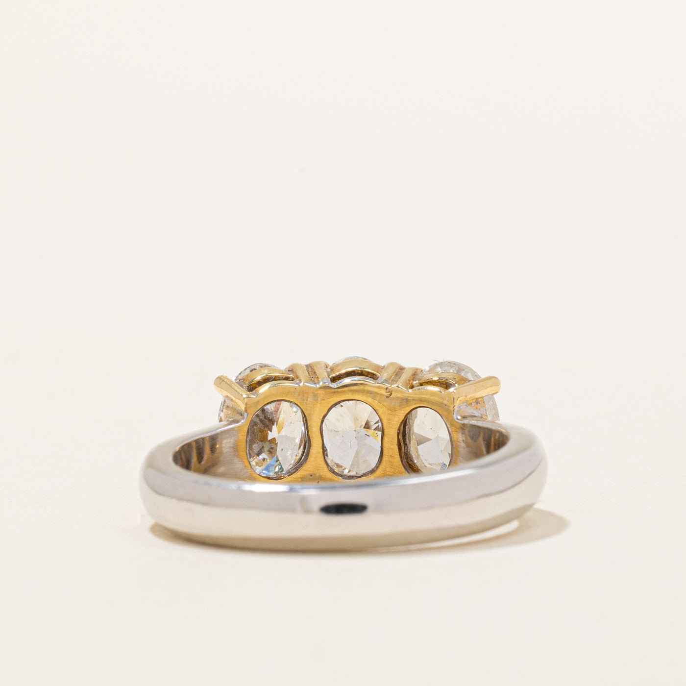 2.28ctw Three Stone Diamond Engagement Ring for Women - Size 6.25 - Perfect for Proposals, Anniversaries & Special Occasions