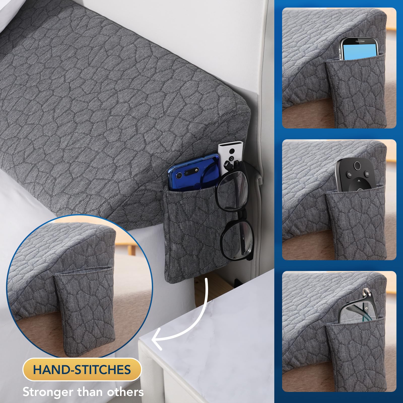 Queen Size Bed Wedge Pillow (60