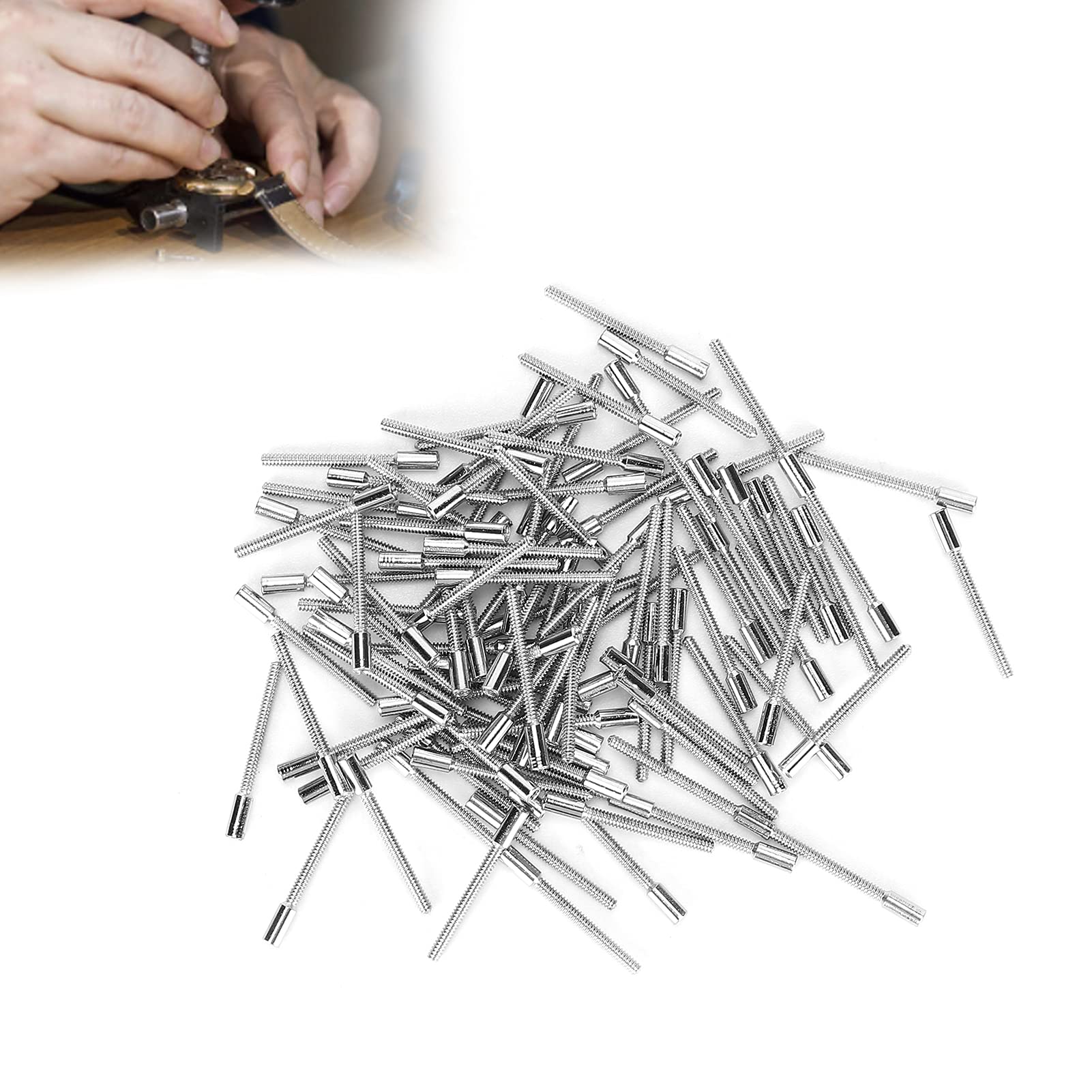 Professional Watch Repair Kit with Steel Winding Stem Extender - Watch Band Removal Tools & Movement Accessories for DIY Watch Repair | Perfect for Watch Enthusiasts & Jewelers