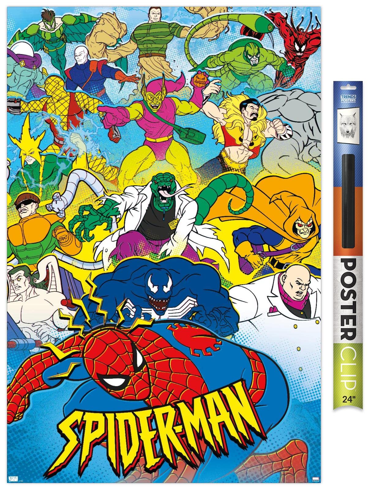 Trends International Marvel Comics Spider-Man 90s Animated Wall Poster - 34