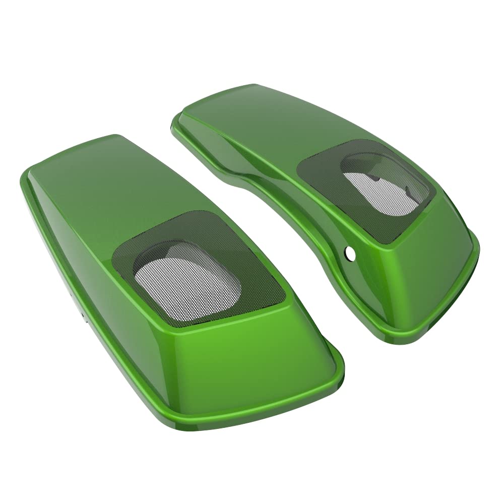 Premium Color-Matched 6X9 Saddlebag Speaker Lids for 2014+ Harley Davidson Touring Bikes - Perfect for Road Trips & Custom Audio Upgrades