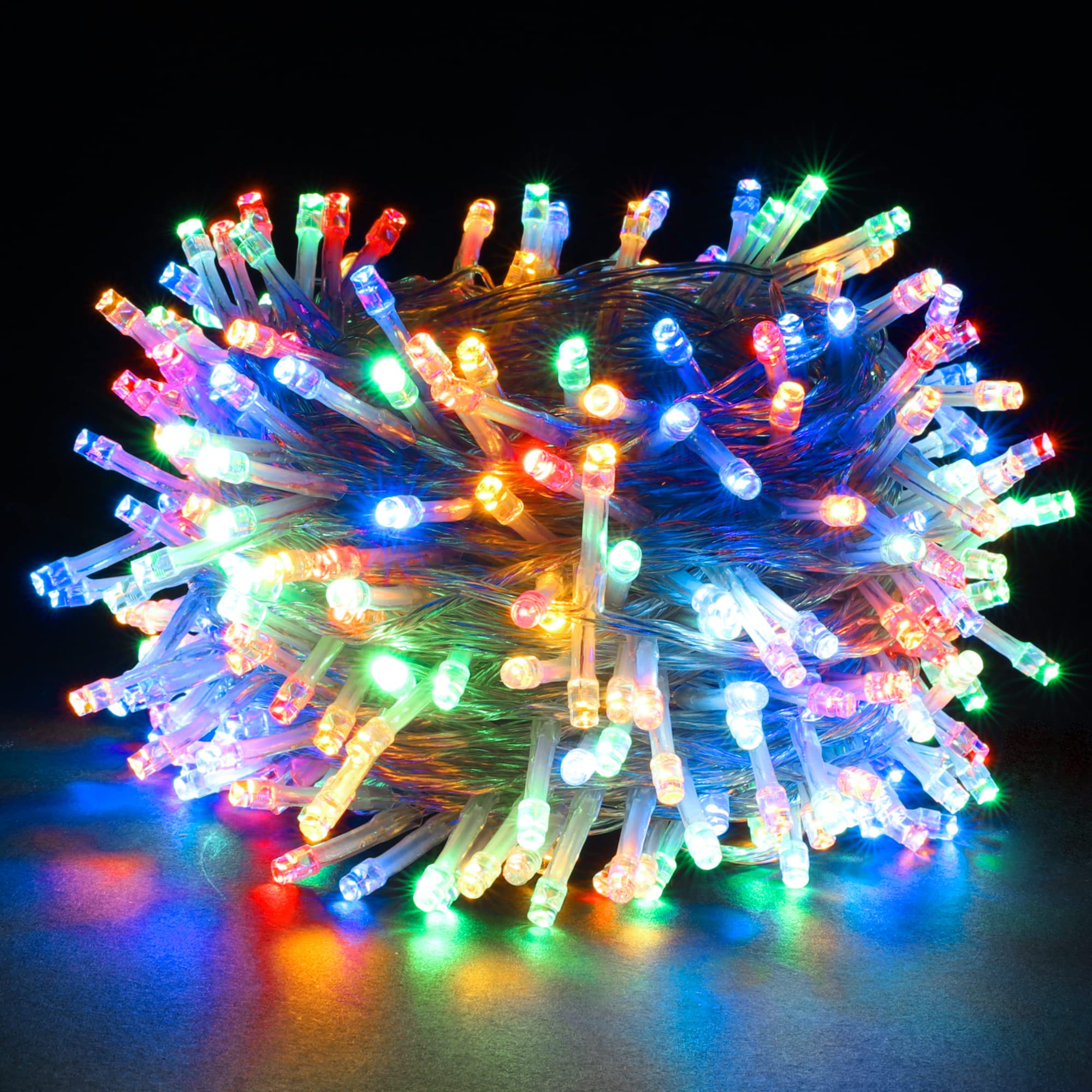 338FT 1000 LEDs Multicolor Christmas Lights - 8 Lighting Modes Fairy String Lights for Indoor & Outdoor Decor - Perfect for Xmas Tree, Garden Party, Halloween & Thanksgiving Celebrations