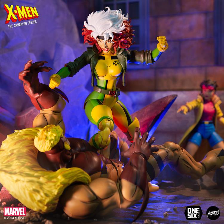X-Men: The Animated Series Rogue 1/6 Scale Collectible Action Figure - Perfect for Marvel Fans, Display & Comic Book Collections