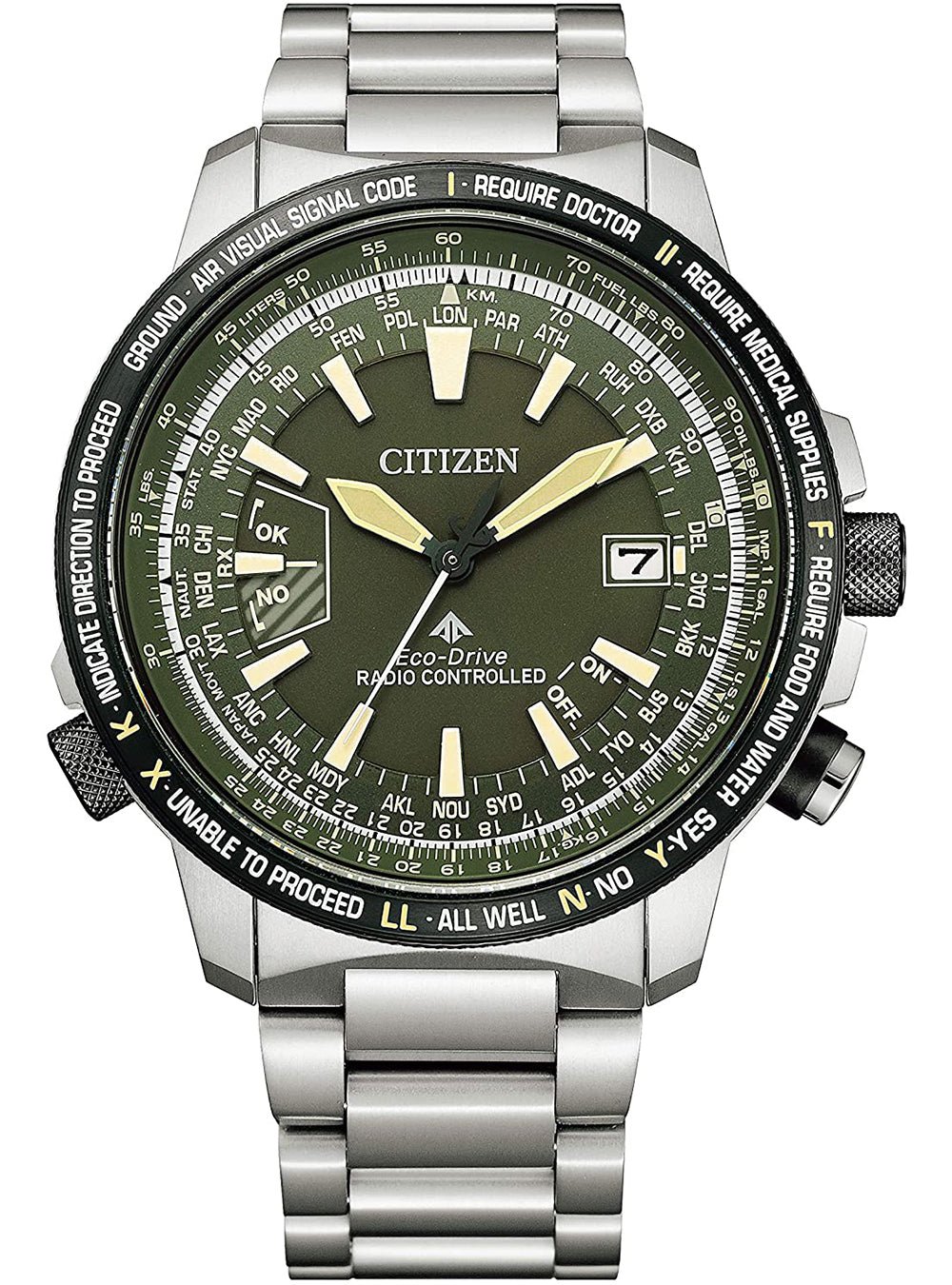 CITIZEN PROMASTER Eco-Drive Radio Controlled Watch CB0206-86X - Japanese Movement, JDM - Perfect for Travel, Business & Outdoor Adventures