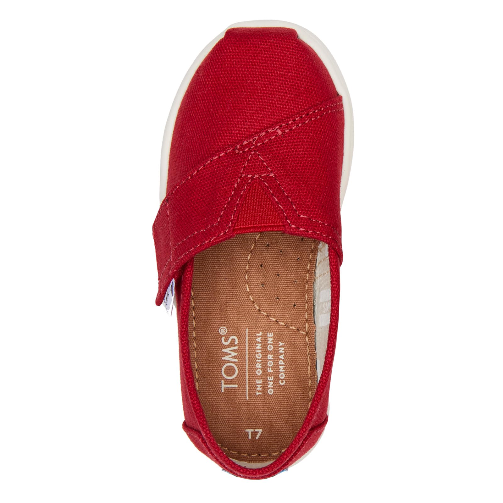 TOMS Toddler Girls Alpargata Slip-On Sneakers - Comfortable Casual Shoes for Toddlers - Perfect for Playdates, Preschool & Everyday Wear