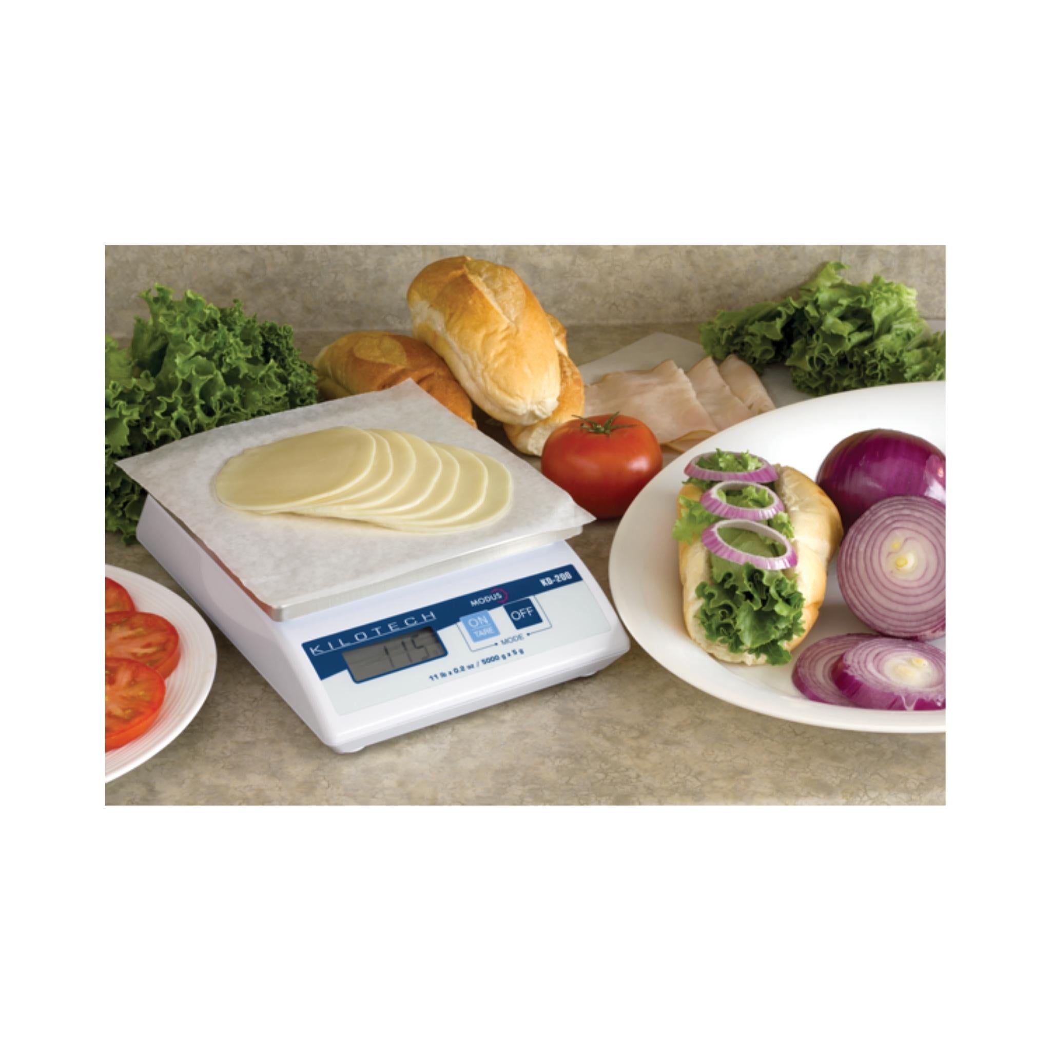 Kilotech KD 200 Digital Kitchen Scale - High Precision Electronic Food Scale with LCD Display for Baking, Cooking, and Portion Control (3000g Capacity, 0.1g Accuracy) | Perfect for Home Chefs, Meal Prep & Weight Loss Tracking