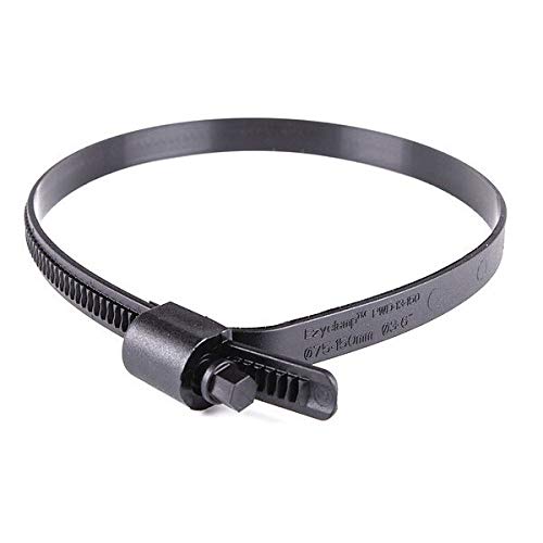 Stainless Steel Worm Drive Hose Clamp with Hex Head Screw - Heavy Duty Clamping for Automotive, Plumbing, and Industrial Applications