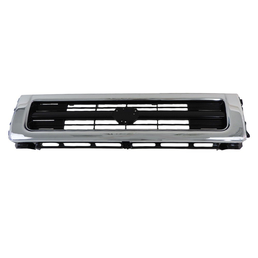 Perfit Liner Chrome Black Front Grille Grill for 4WD Pickup Truck - TO1200149 5311135151 | Upgrade Your Truck's Style & Protection for Off-Road Adventures