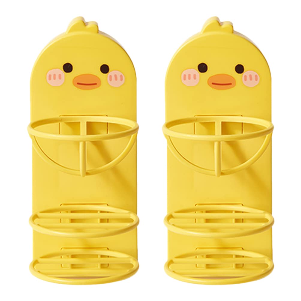 Lurrose 2-Pack Wall Mounted Makeup Sponge Holder - Drying & Storage Stand for Beauty Blenders, Egg Powder Puffs - Bathroom Organization & Vanity Display (Perfect for Small Spaces & Travel)