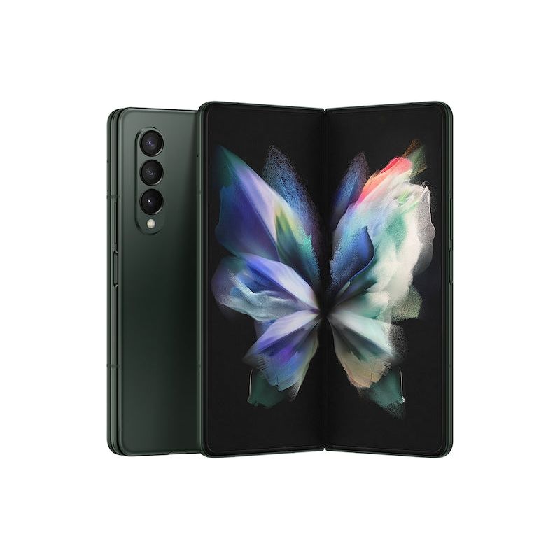 Samsung Galaxy Z Fold3 5G Unlocked Smartphone 256GB Phantom Silver - Foldable Phone for Work, Gaming & Multitasking