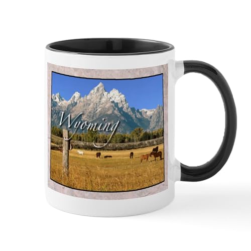 White/Black Inside - Wyoming Mugs