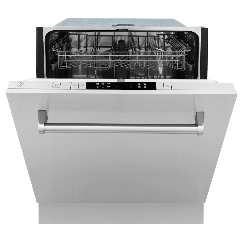 ZLINE 36 Inch Stainless Steel Dual Fuel Range Kitchen Package with Convertible Vent Hood & Dishwasher (3KP RARH36 DW) - Perfect for Modern Home Cooking & Entertaining