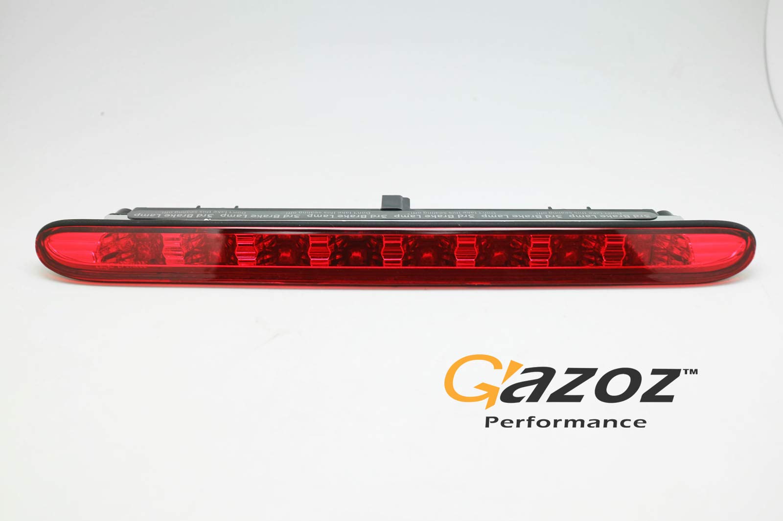 Red LED Third Brake Light with Red Lens - Compatible with Peugeot 206cc & 206 CC - High Visibility Stop Lamp for Enhanced Safety in Night Driving and Bad Weather Conditions