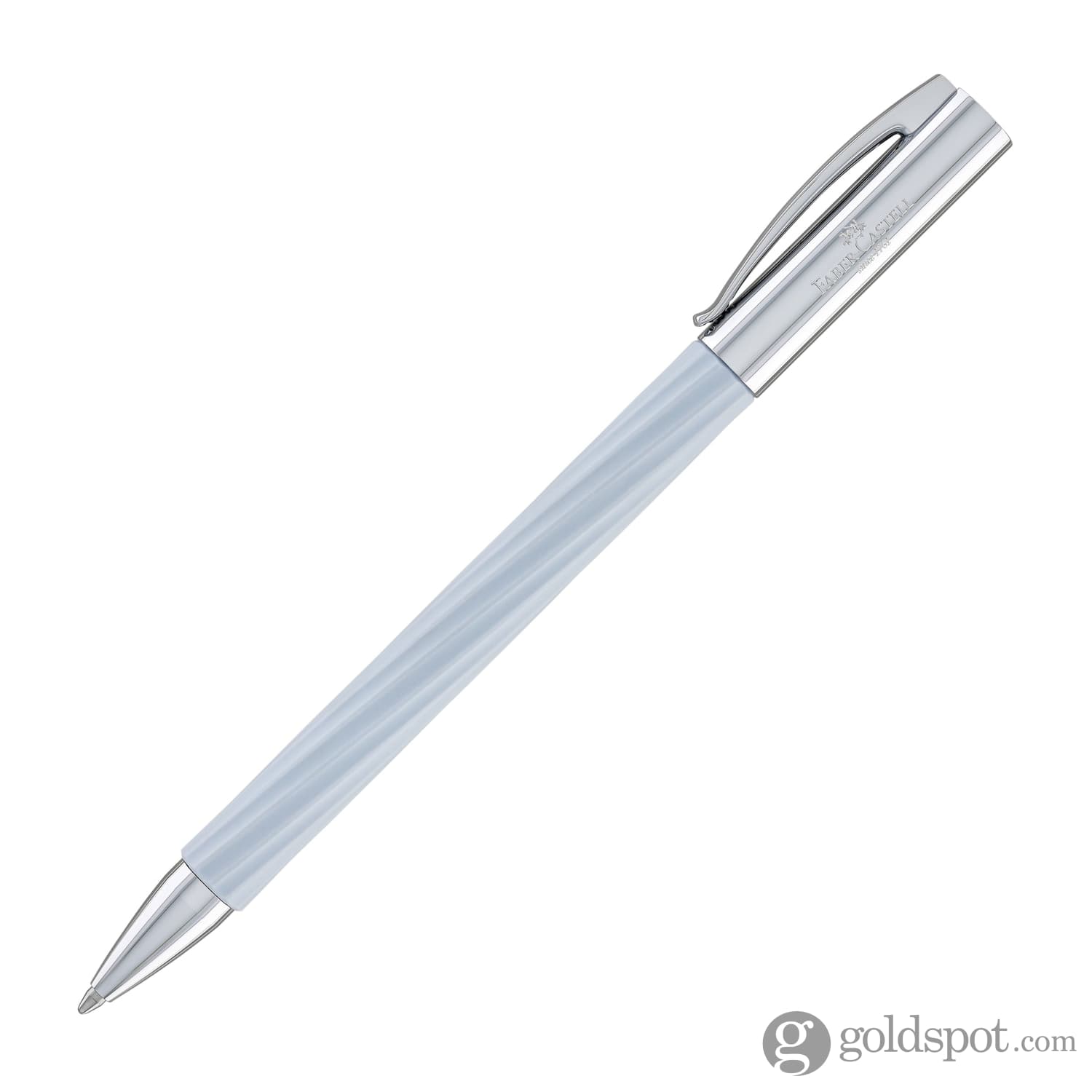 Faber-Castell Ambition Ballpoint Pen - Italic Ice Blue Limited Edition for Writing, Collecting & Gifting | Premium Office & Luxury Pen for Professionals