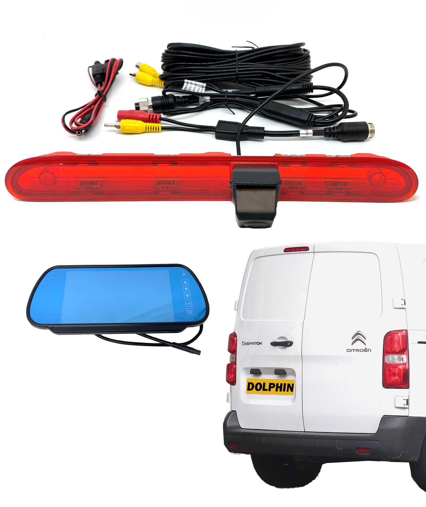 Peugeot Expert & Citroen Dispatch Van Rear View Backup Camera System (2016+) - 7