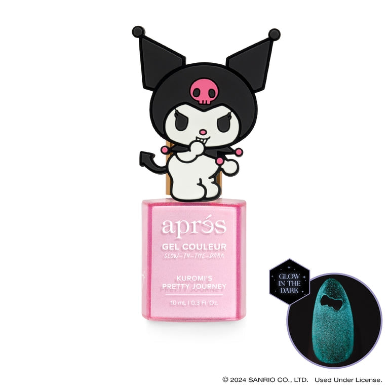 Apres Caty Eye Gel Couleur Kuromi's Pretty Journey - Japanese Style Color Changing Eye Gel for Anime & Cosplay Makeup - Perfect for Halloween, Conventions & Themed Parties