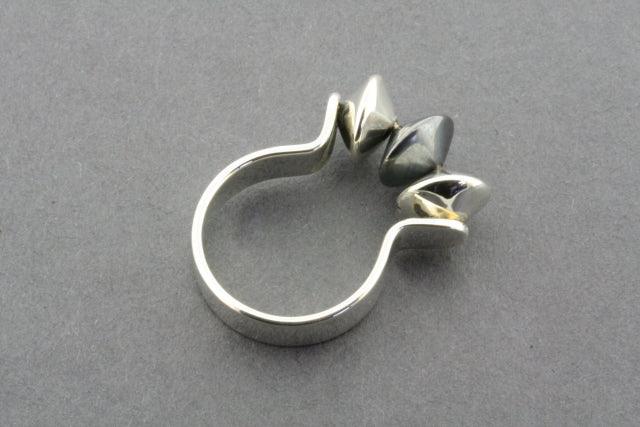 Sterling Silver Masoor Ring for Women - Elegant Indian Handmade Jewelry for Weddings, Parties & Daily Wear