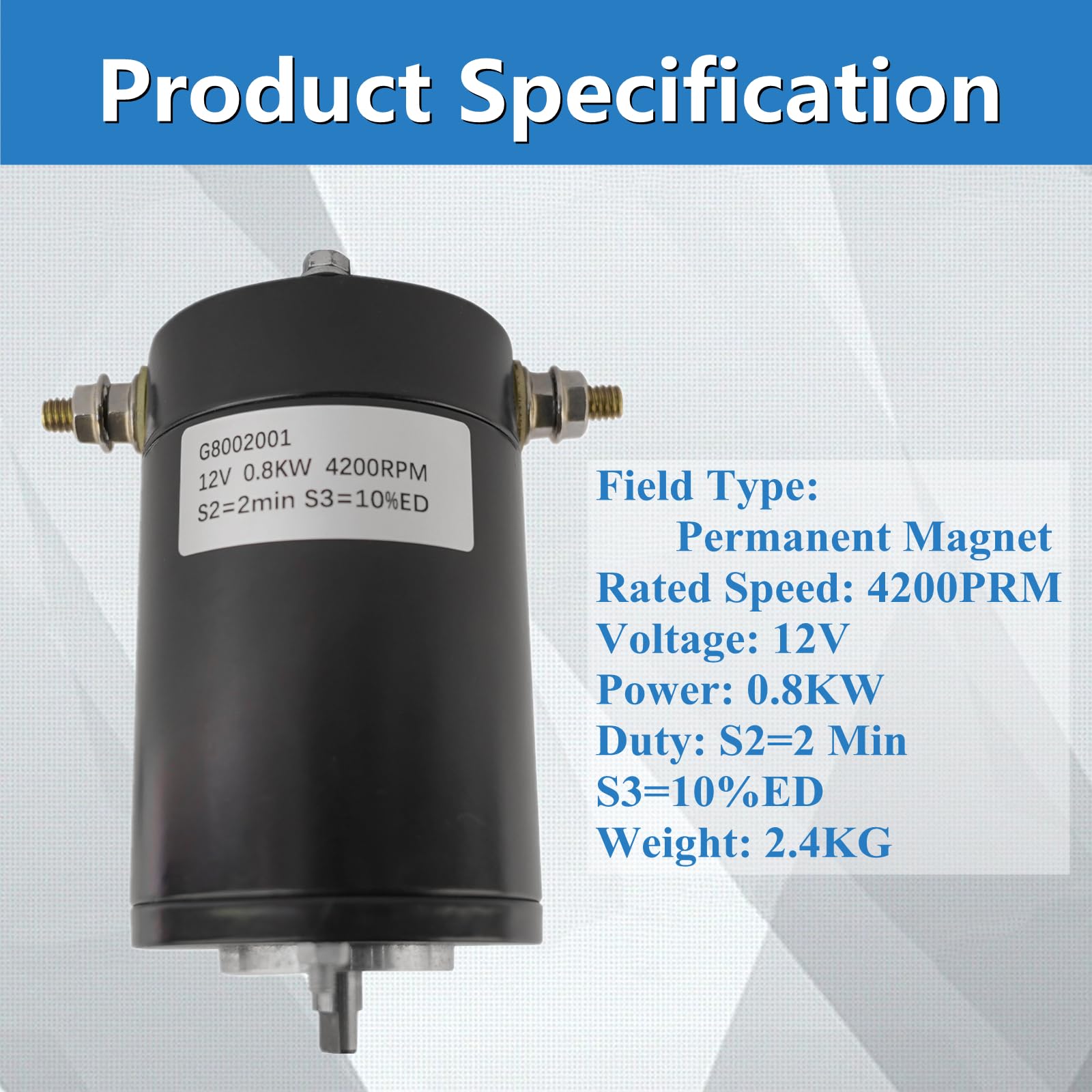 167576 Hydraulic Pump Motor Leveling & Slide Out Replacement for Lippert Components Leveling System - 414018 & #F000MM0809 12V Permanent Magnet Motor 1 HP - Compatible with RV Leveling Systems & Slide-Out Mechanisms