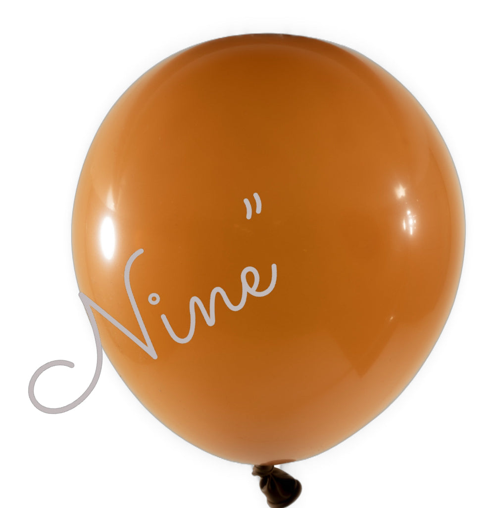 100-Pack 9-Inch Brown Latex Balloons for Birthday Parties, Baby Showers & Decorations | Premium Quality & Strong Elasticity