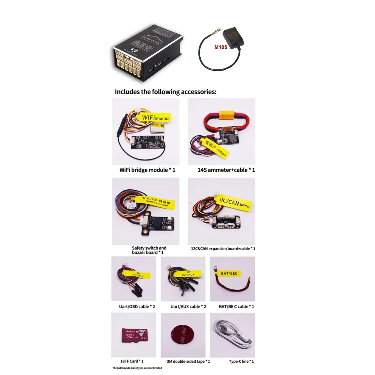 QIOTEK ZealotH743 PIXHAWK Flight Controller for RC Helicopter - Multi-Axis Drone Control with M10S TTL GNSS GPS Module | FPV Racing, Aerial Photography & DIY Drone Projects