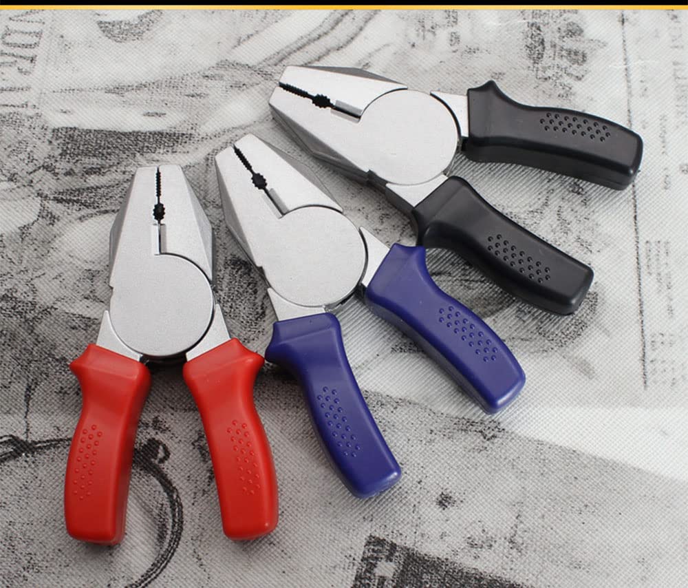 Pliers Design Open Flame Butane Lighter - Windproof & Refillable (Random Color, No Butane Included) - Perfect for Camping, BBQ, and Outdoor Adventures