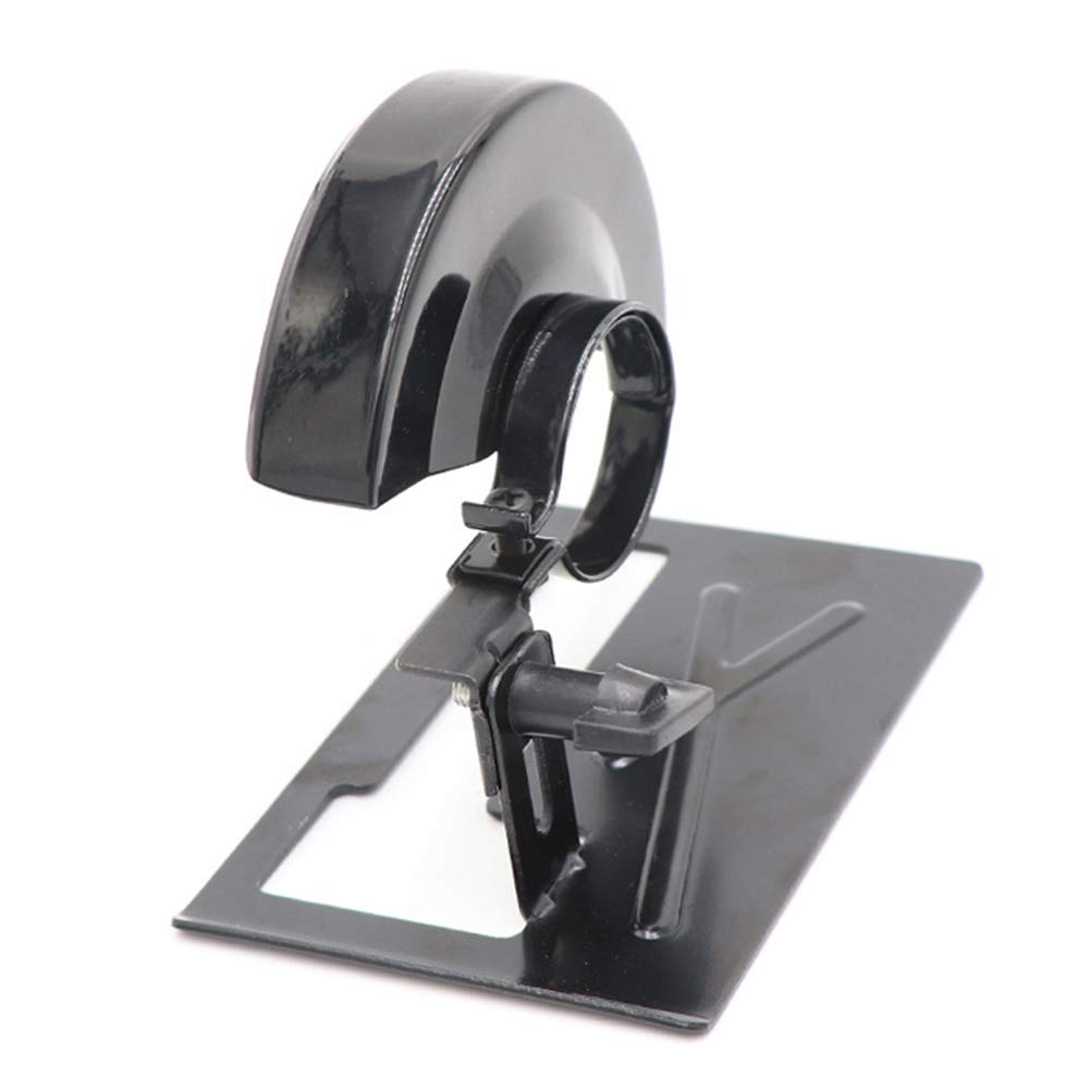 **Angle Grinder Protective Cover & Wheel Guard - Heavy Duty Balance Base & Cutting Machine Bracket Set (Base + Cover) for Metal, Wood, and Tile Cutting - DIY & Professional Use**