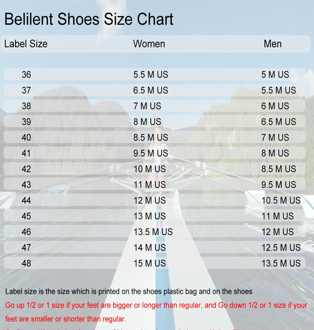 BELILENT Quick-Dry Water Shoes for Men & Women - Lightweight Aqua Shoes for Swimming, Beach, Pool, Surfing & Outdoor Water Sports - Perfect for Water Aerobics, Kayaking & Snorkeling