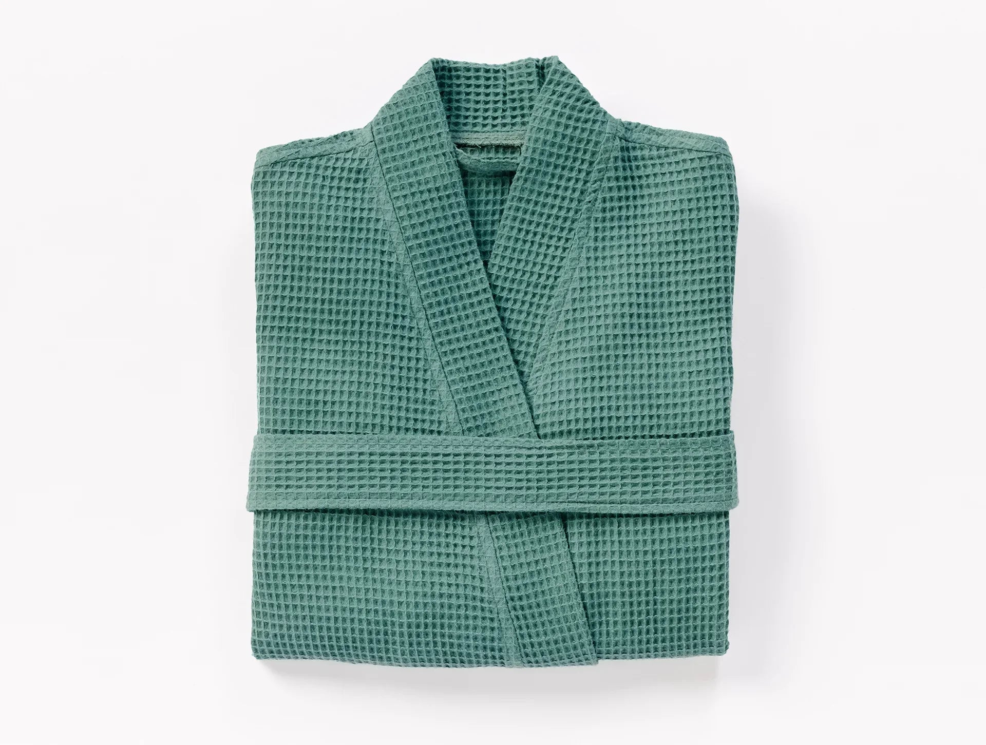 Premium Unisex Organic Cotton Waffle Weave Robe - Soft & Breathable Bathrobe for Spa, Lounge & Relaxation at Home
