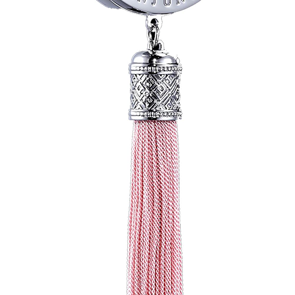 Pink Crystal Ball Charm Rearview Mirror Accessories for Women - Car Air Freshener Perfume Box, 1 Pack | Elegant Car Interior Decor for Daily Commute & Road Trips